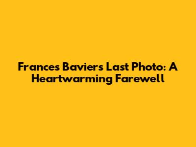 Frances Bavier's Last Photo: A Heartwarming Farewell